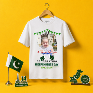 Kids' Custom Portrait Independence Day T-Shirt