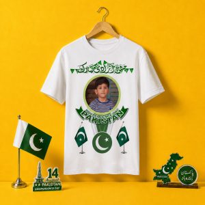 Premium Independence Day Photo-Print T-Shirt